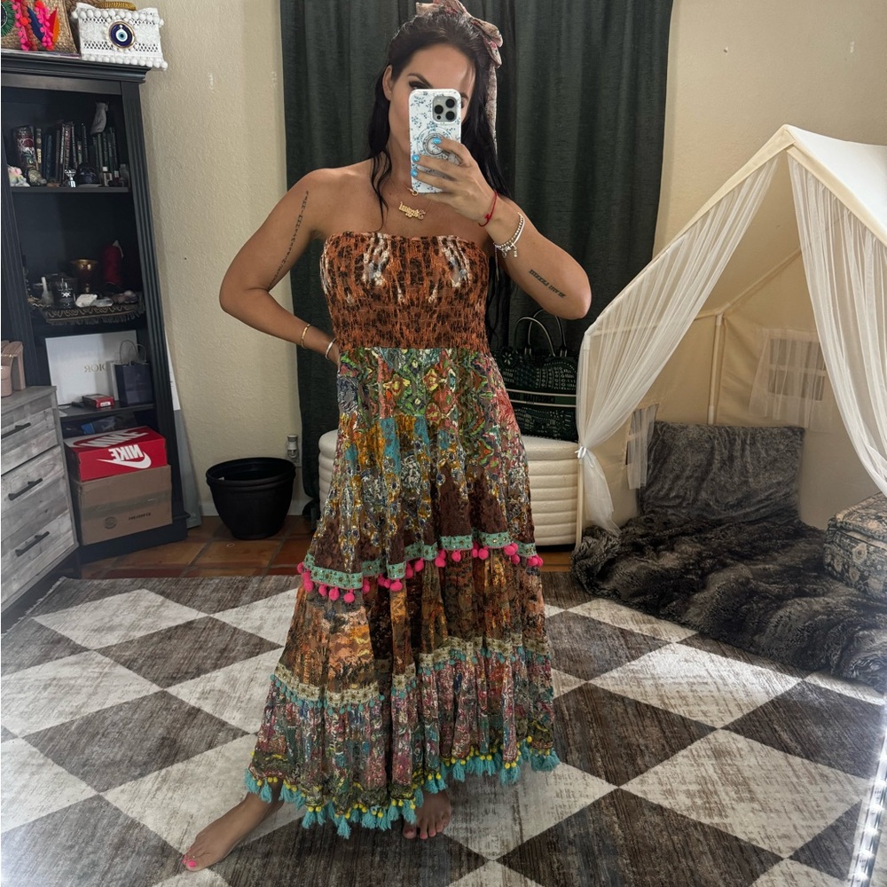 Antica Sartoria long cover up maxi dress